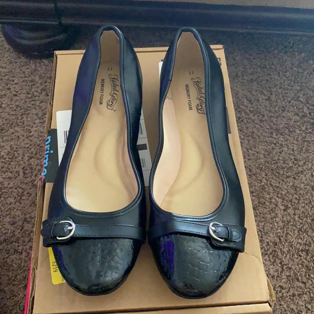 Faded Glory memory foam flats